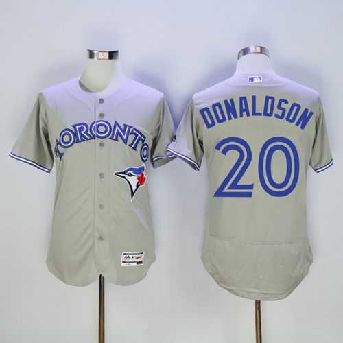 Toronto Blue Jays #20 Josh Donaldson Gray 2016 Flexbase Collection Stitched Jersey,We sell and wholesale Toronto Blue Jays #20 Josh Donaldson Gray 2016 Flexbase Collection Stitched Jersey on line form chian!